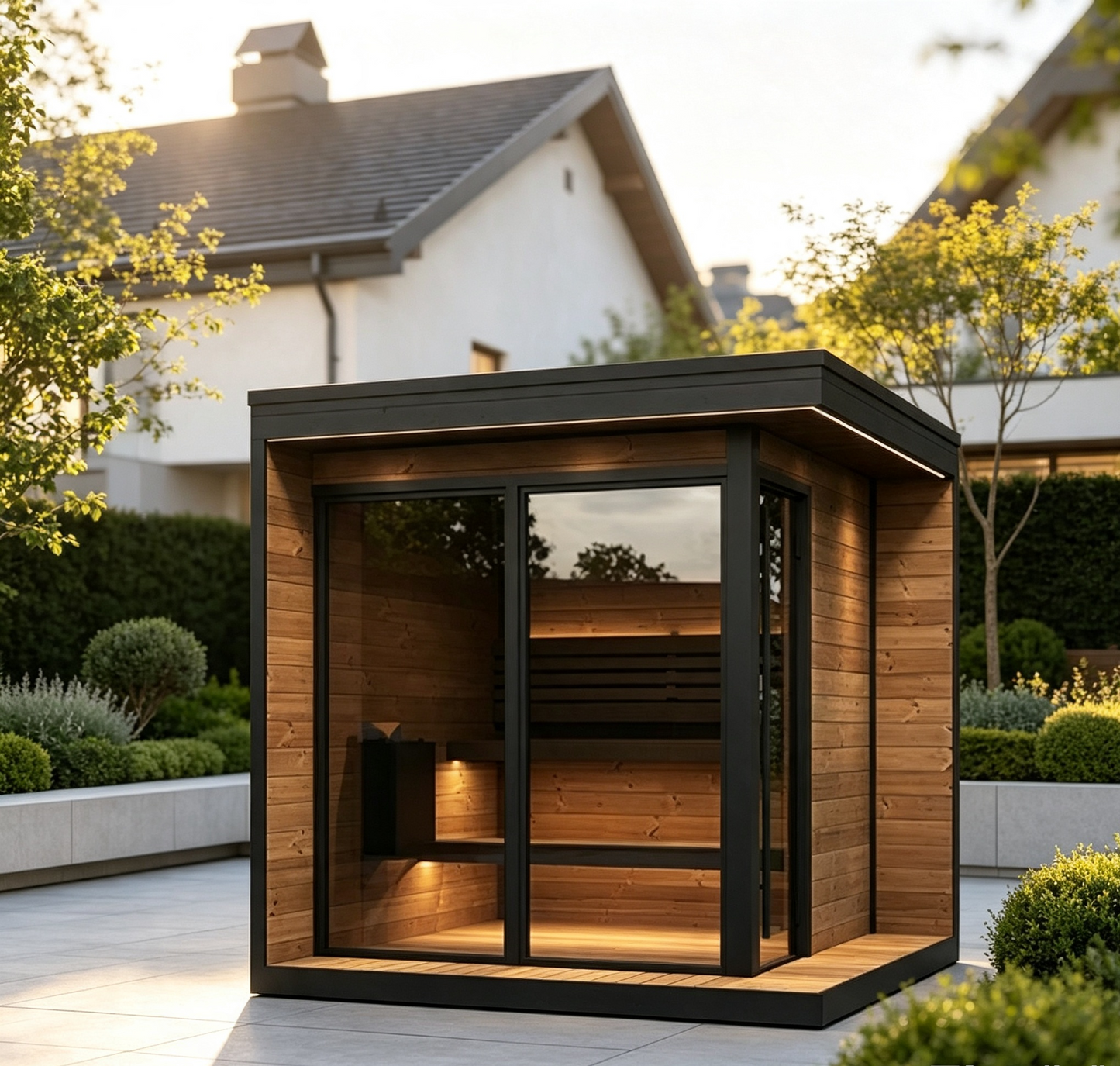 
                  
                    Premium Outdoor Backyard Sauna Cabin - Outdoor 16
                  
                