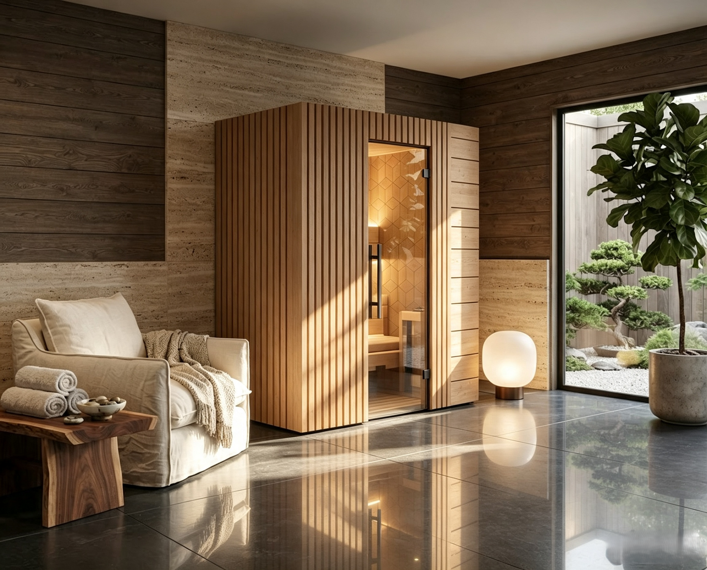 
                  
                    Elegant Indoor Steam Sauna - Indoor 15
                  
                