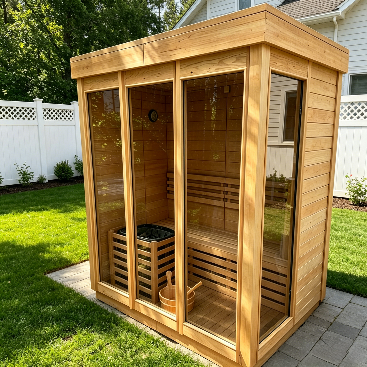 
                  
                    Heal Modern Box Outdoor Sauna - Square 1
                  
                