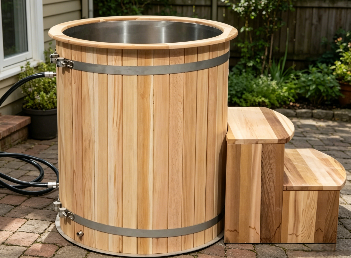 
                  
                    Premium Wooden Cold Plunge Tub
                  
                