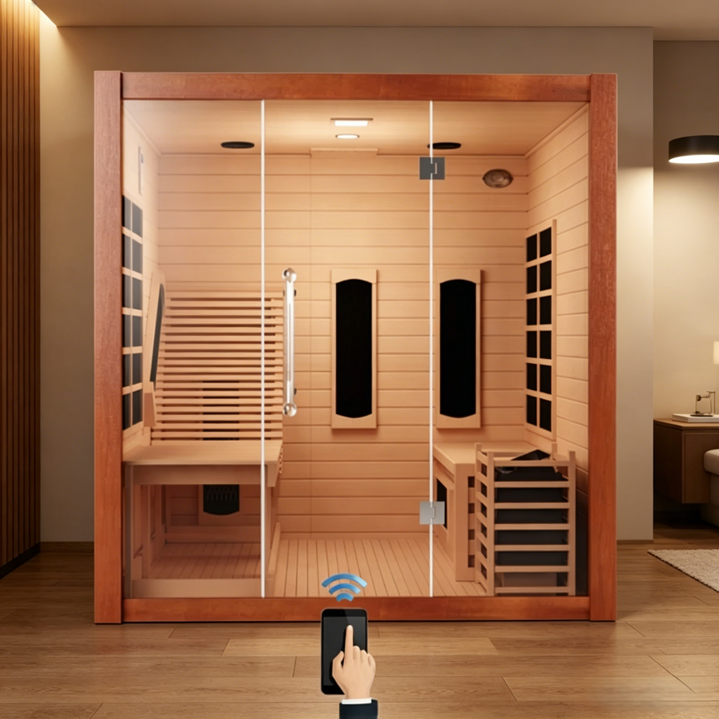 
                  
                    Heal 2 People Relax Red Cedar Sauna Room - Indoor 3
                  
                