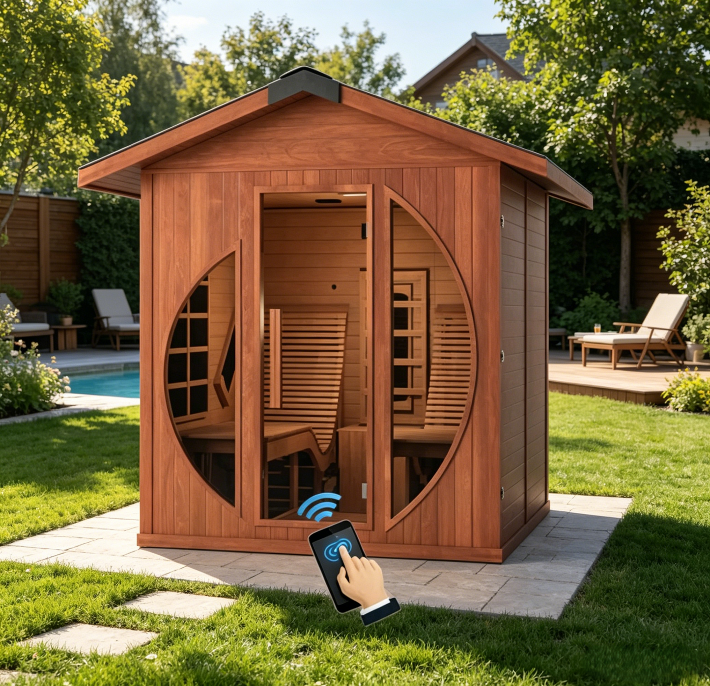 
                  
                    Heal 2 People Relax Red Cedar Sauna Room - Indoor 3
                  
                