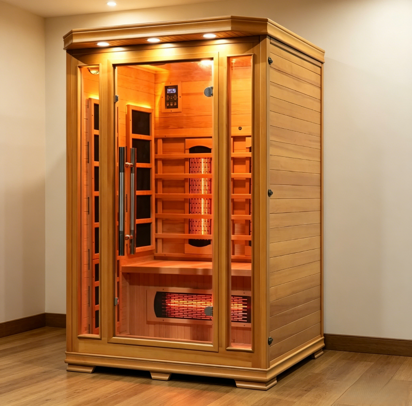 
                  
                    Heal 2-Person Corner Far Infrared Sauna - Infrared 1
                  
                