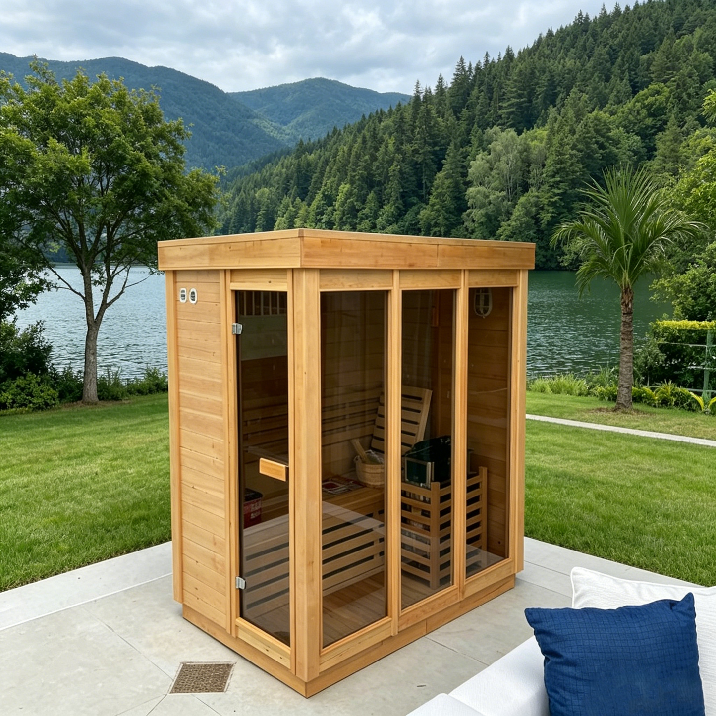 
                  
                    Heal Modern Box Outdoor Sauna - Square 1
                  
                