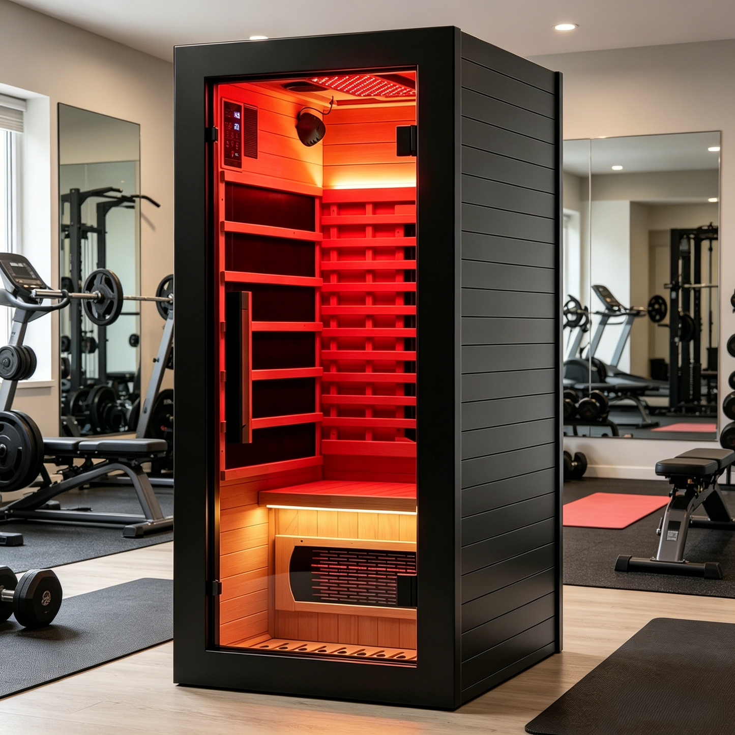 
                  
                    Single Hemlock Infrared Sauna Room - Infrared 5
                  
                
