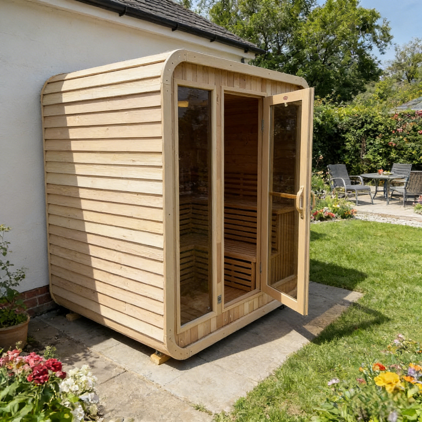 
                  
                    Heal Wood Outdoor Square Sauna Room - Square 2
                  
                