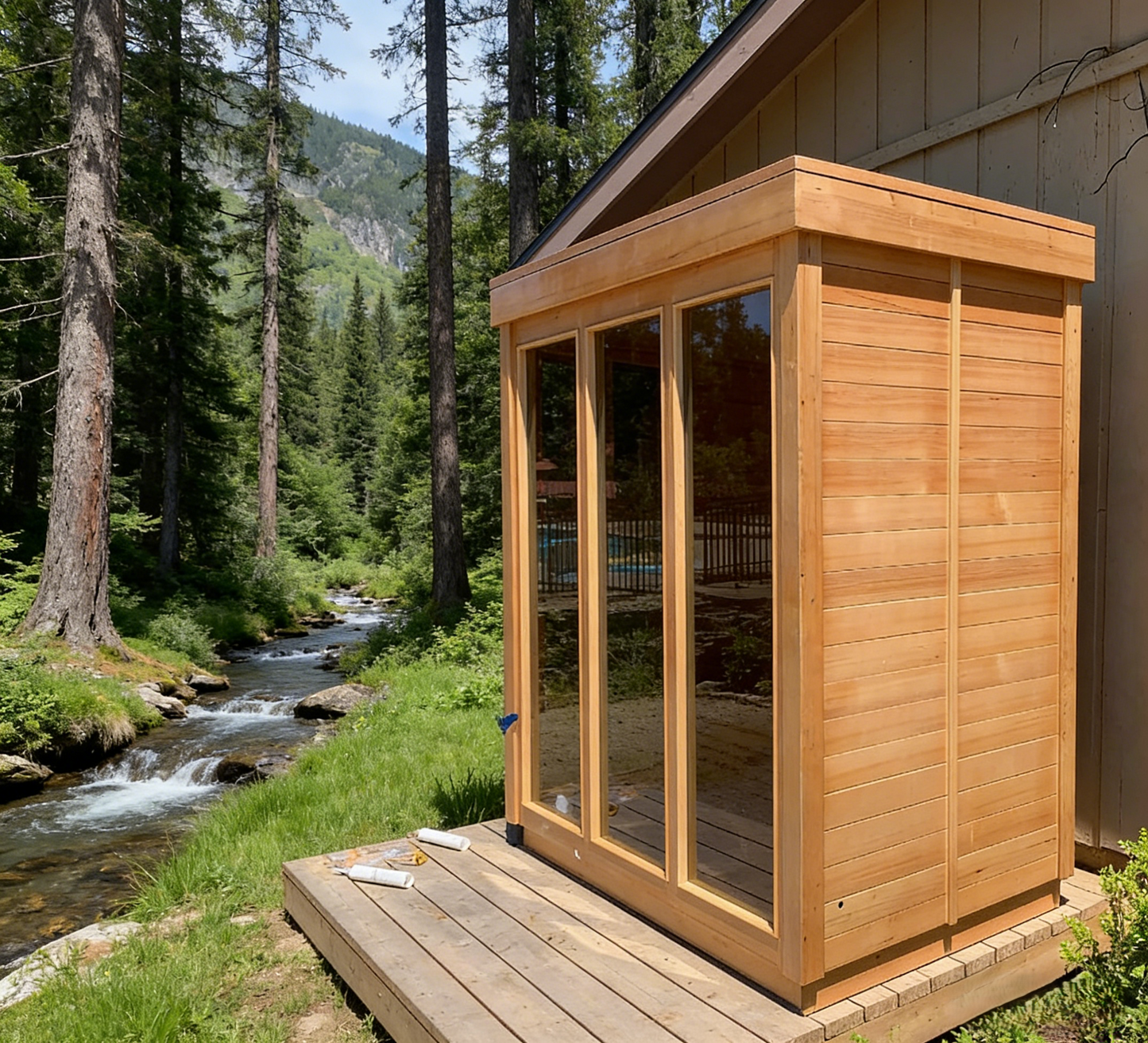 
                  
                    Heal Modern Box Outdoor Sauna - Square 1
                  
                