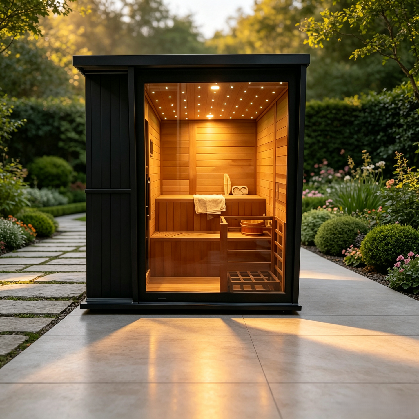 
                  
                    Luxury Outdoor Backyard Sauna Cabin
                  
                