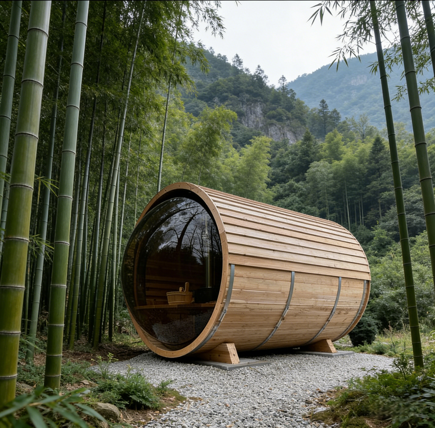 
                  
                    Heal Outdoor Barrel Sauna With Panoramic View Window - Barrel 2
                  
                