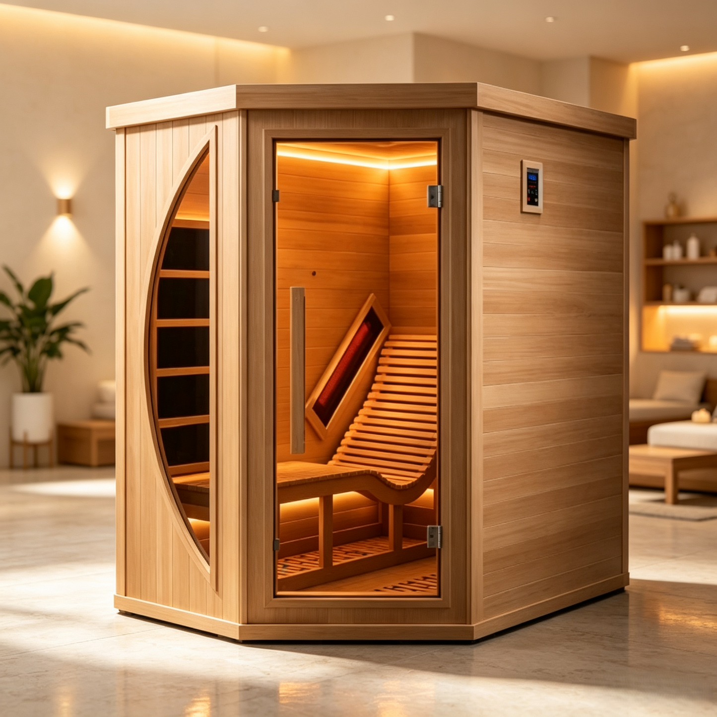 
                  
                    1 Person Red Cedar Far Infrared Indoor Sauna
                  
                