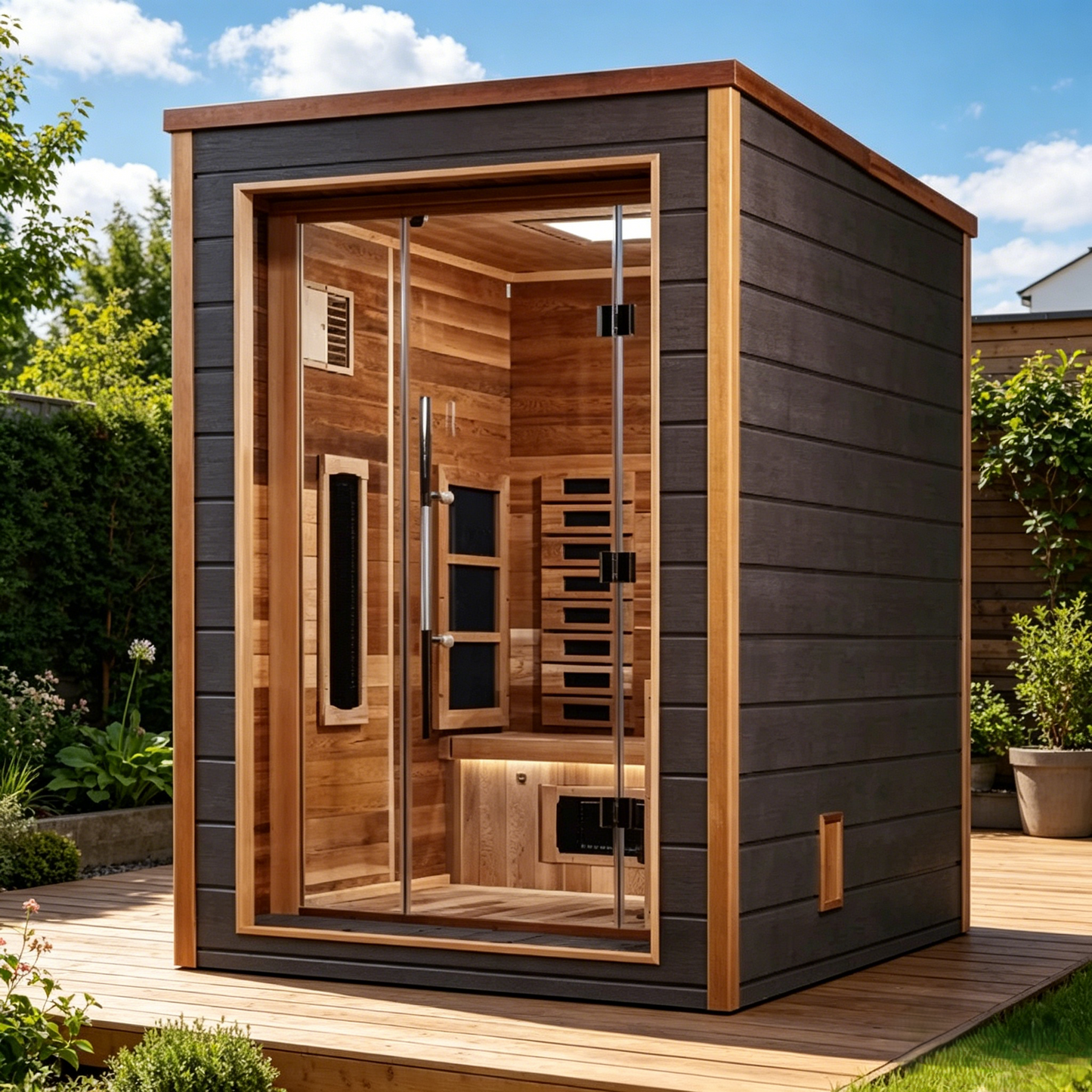 
                  
                    Heal 2 Person Square Outdoor Sauna Room - Square 6
                  
                