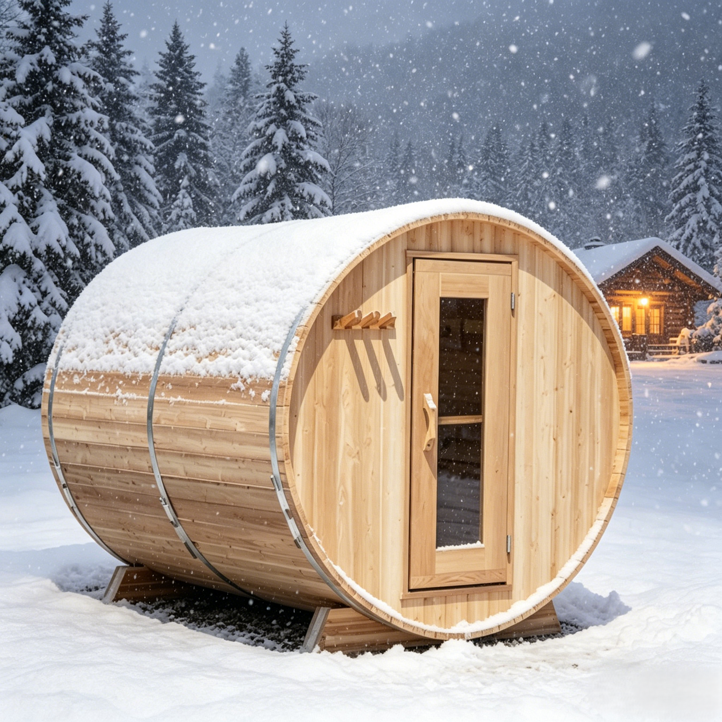 
                  
                    Heal Premium Outdoor Wooden Barrel Sauna Kit - Barrel 3
                  
                