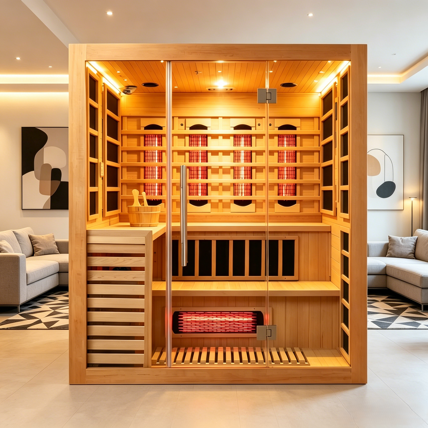 
                  
                    Heal Dual-System Indoor Wooden Sauna - Indoor 8
                  
                