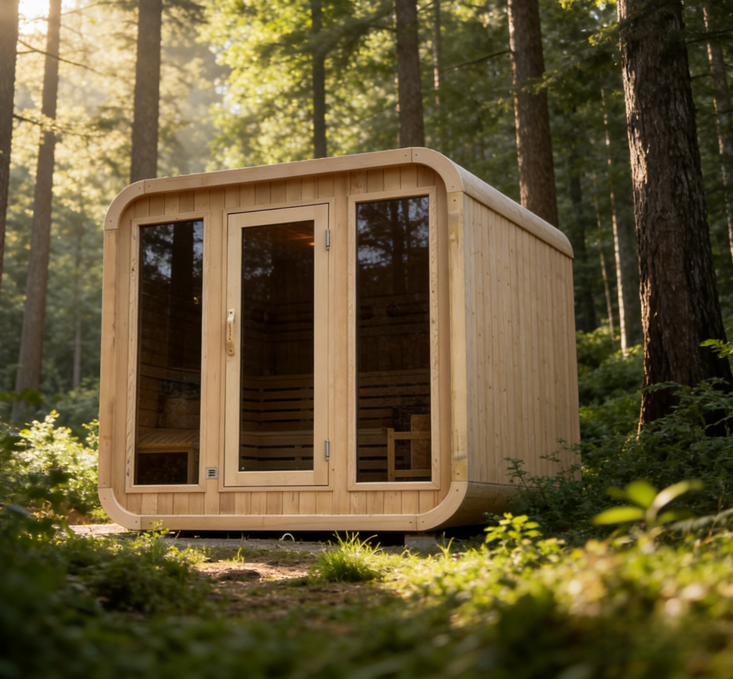 
                  
                    Heal Wood Outdoor Square Sauna Room - Square 2
                  
                
