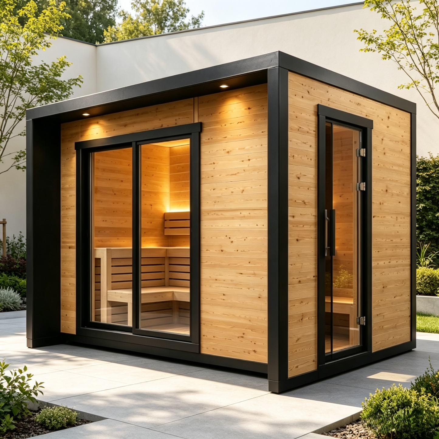 
                  
                    Modern Premium Spruce Backyard Sauna Cabin
                  
                