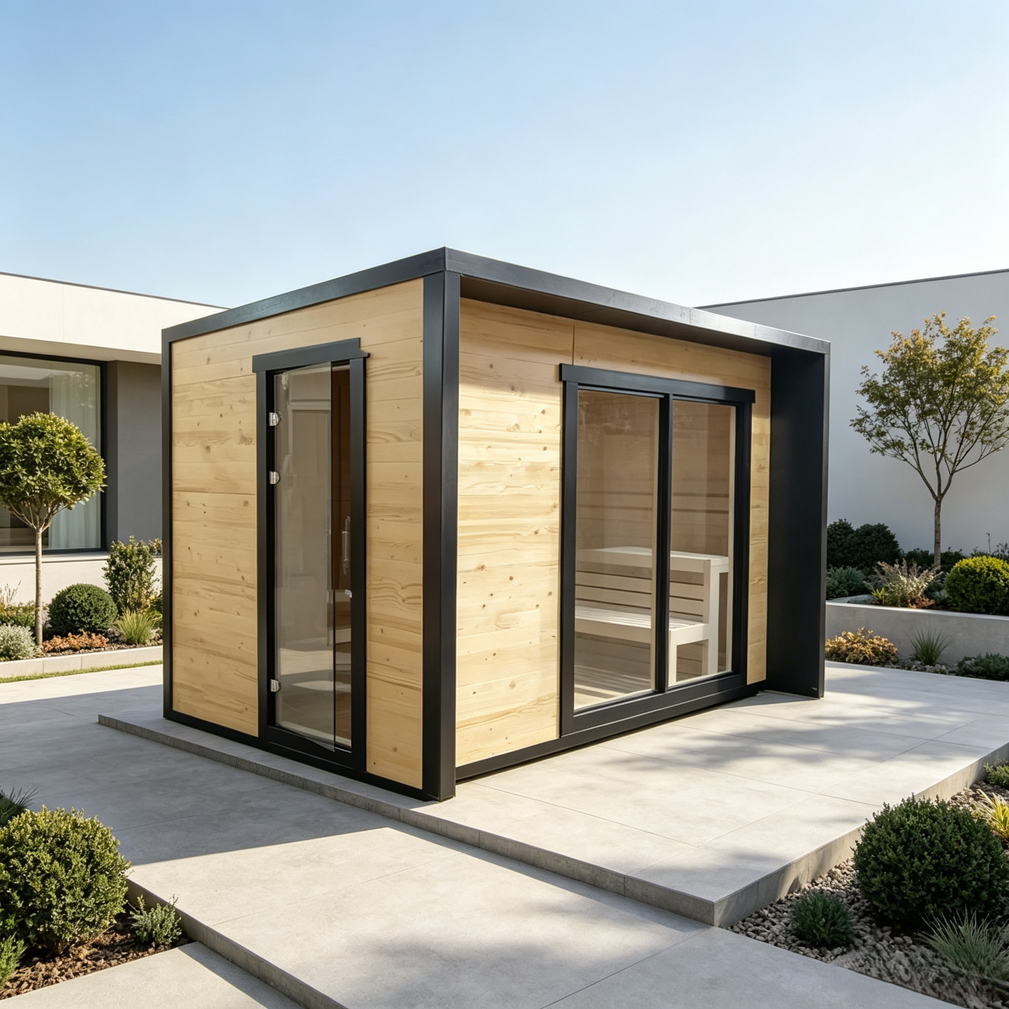 
                  
                    Modern Premium Spruce Backyard Sauna Cabin
                  
                
