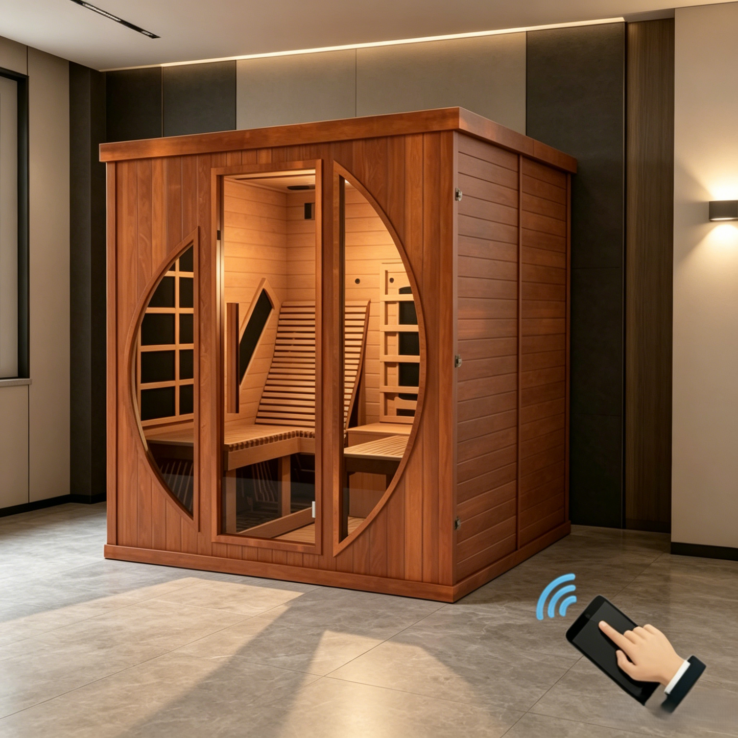 
                  
                    Heal 2 People Relax Red Cedar Sauna Room - Indoor 3
                  
                
