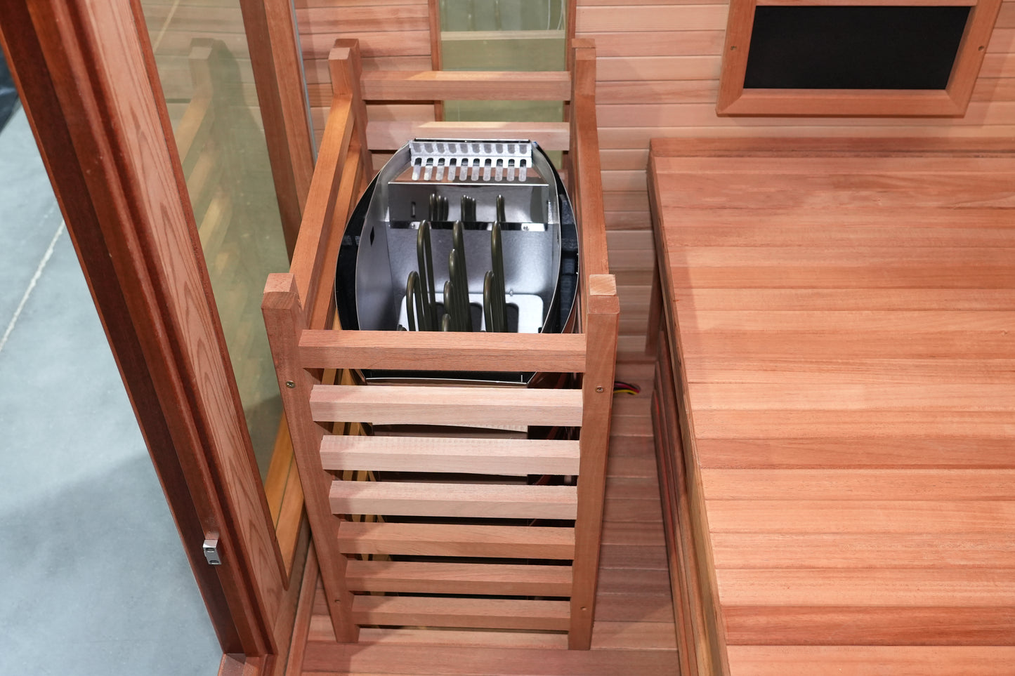 
                  
                    Heal 3-4 Person Backyard Sauna Cabin - Outdoor 9
                  
                