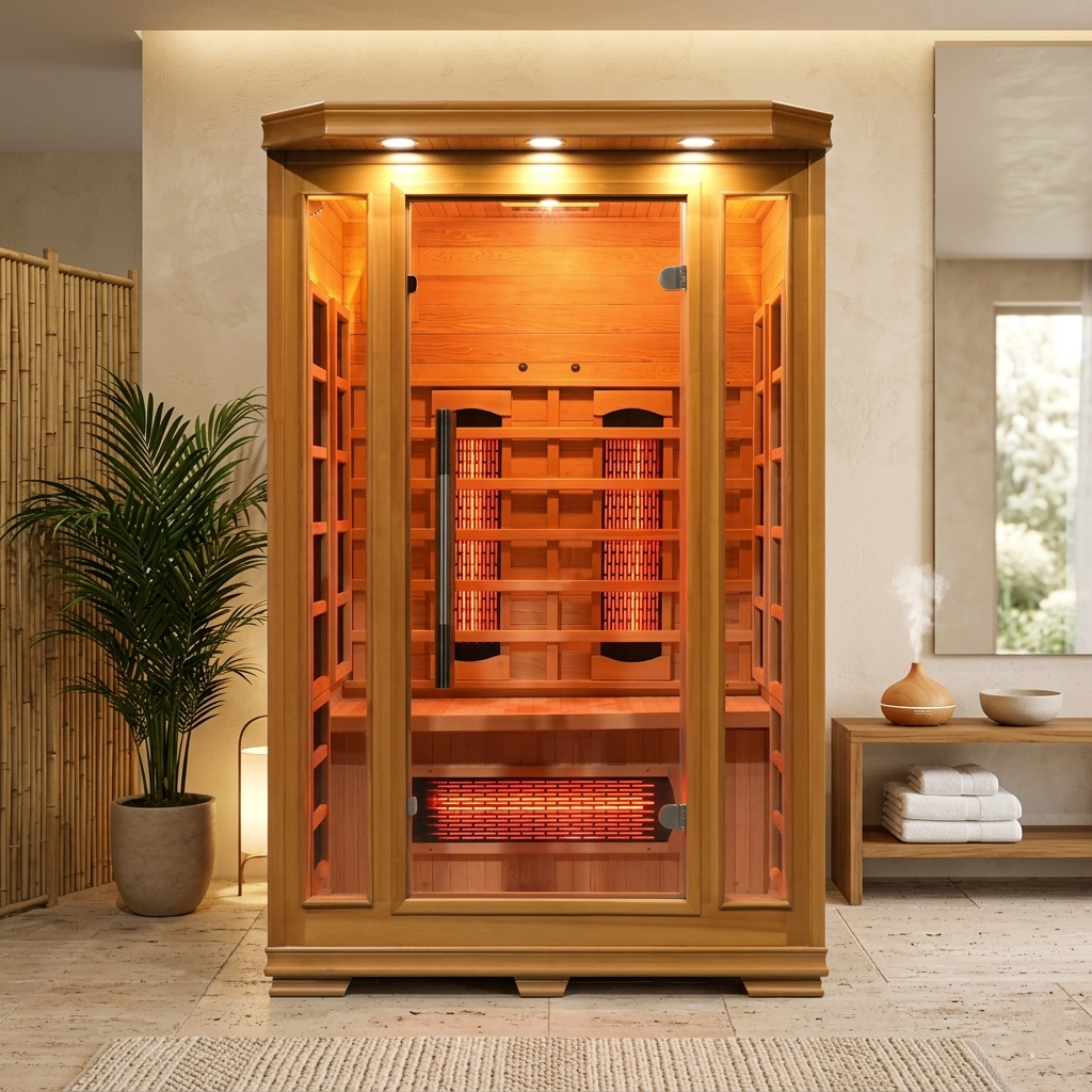 
                  
                    Heal 2-Person Corner Far Infrared Sauna - Infrared 1
                  
                