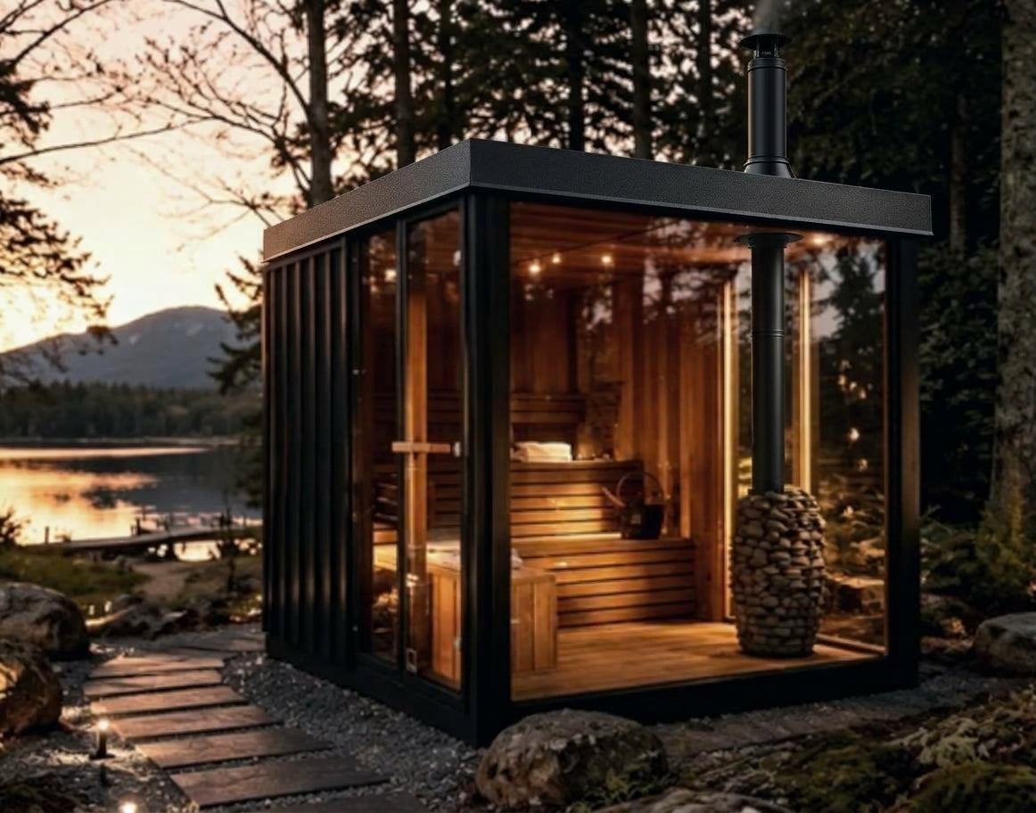 
                  
                    Outdoor Square Panoramic Glass Sauna - Square 12
                  
                