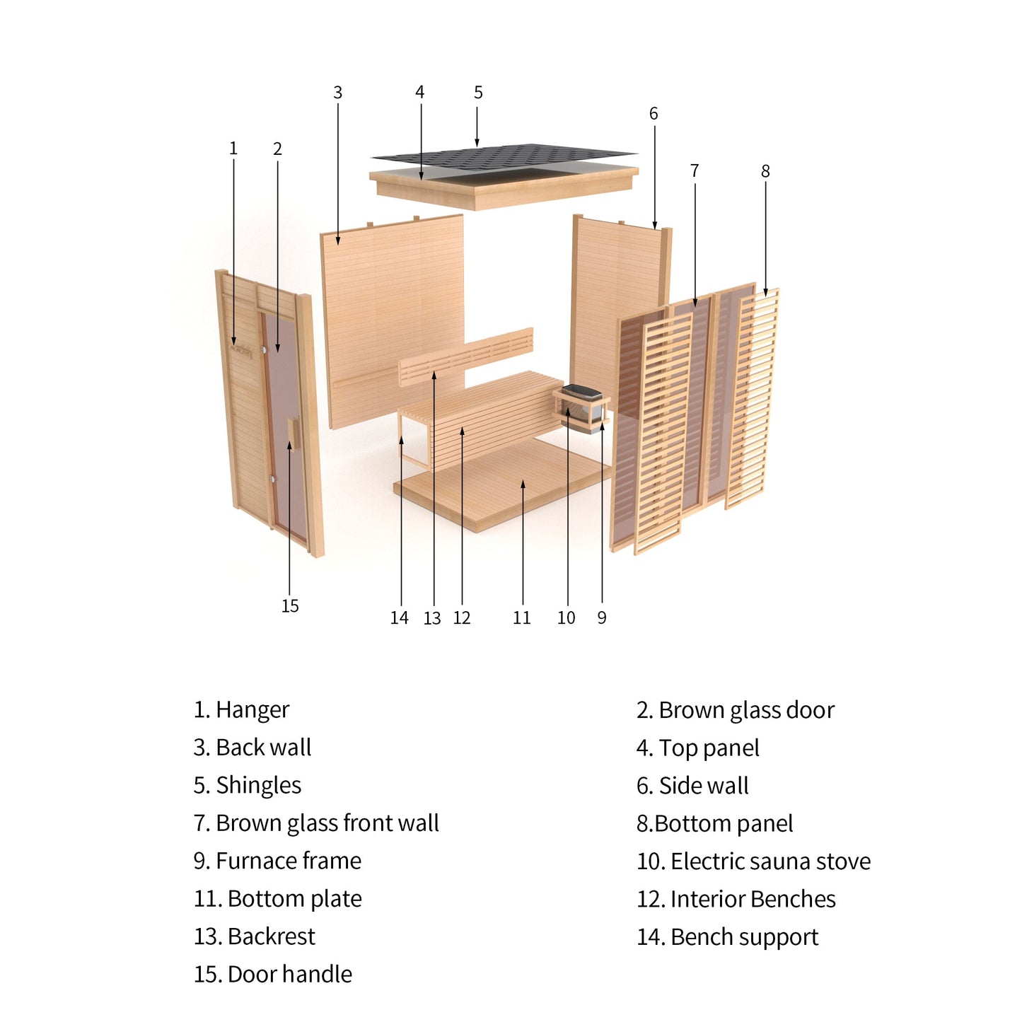 
                  
                    Heal Modern Box Outdoor Sauna - Square 1
                  
                
