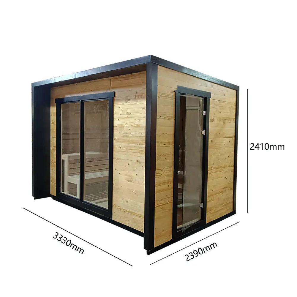 
                  
                    Modern Premium Spruce Backyard Sauna Cabin - Outdoor 12
                  
                