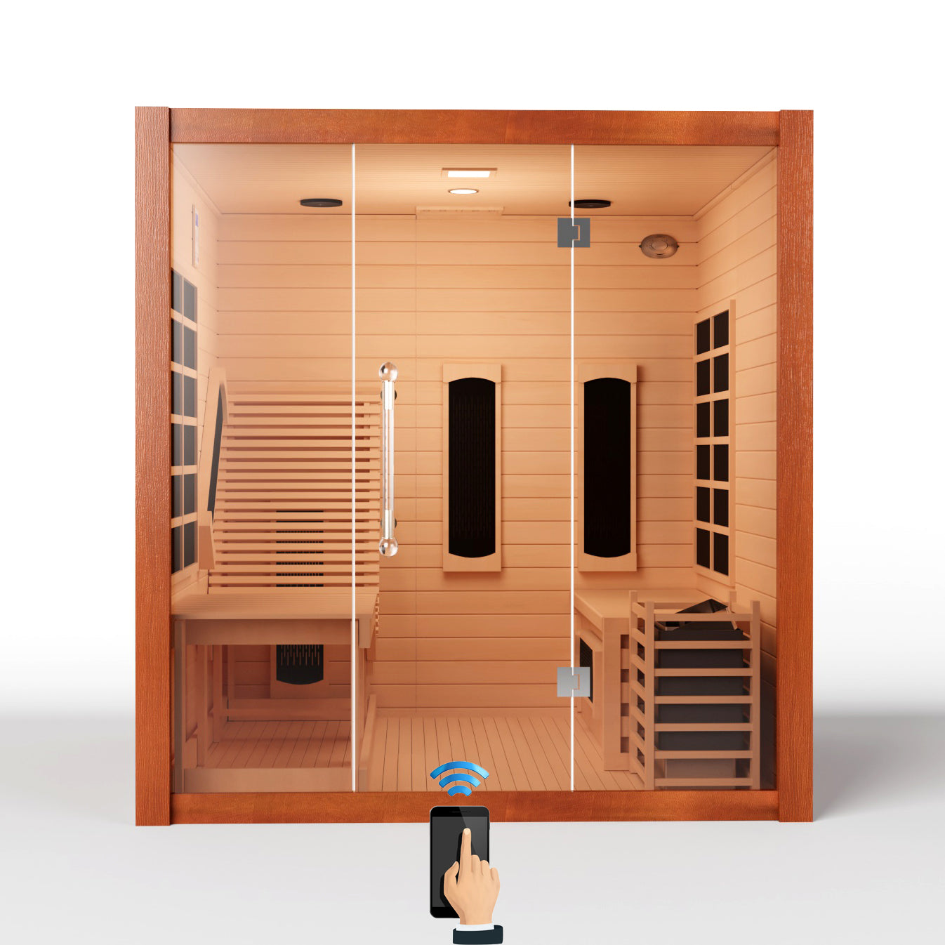 
                  
                    Heal 2 People Relax Red Cedar Sauna Room - Indoor 5
                  
                