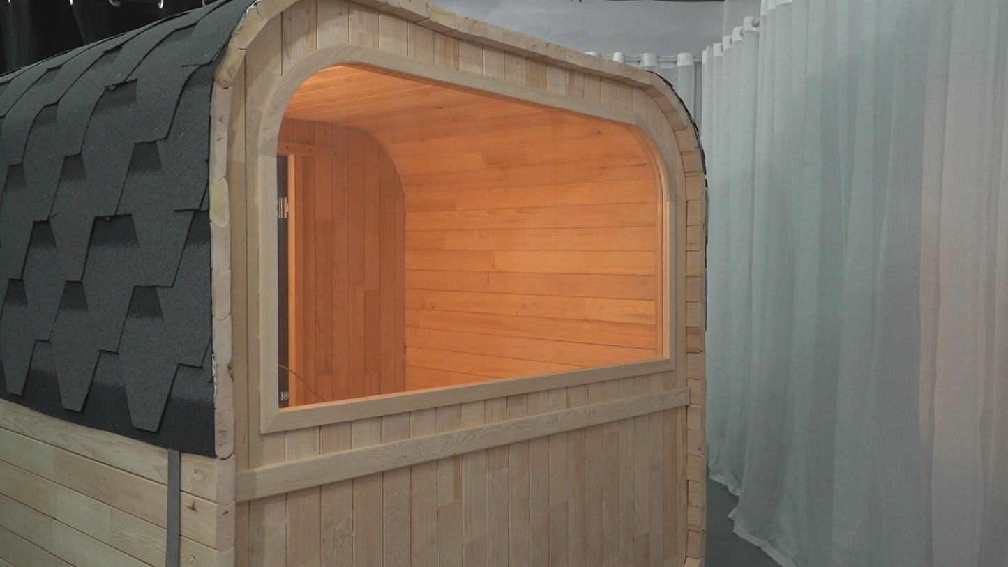 
                  
                    Load and play video in Gallery viewer, Heal Traditional Outdoor Steam Sauna - Square 5
                  
                