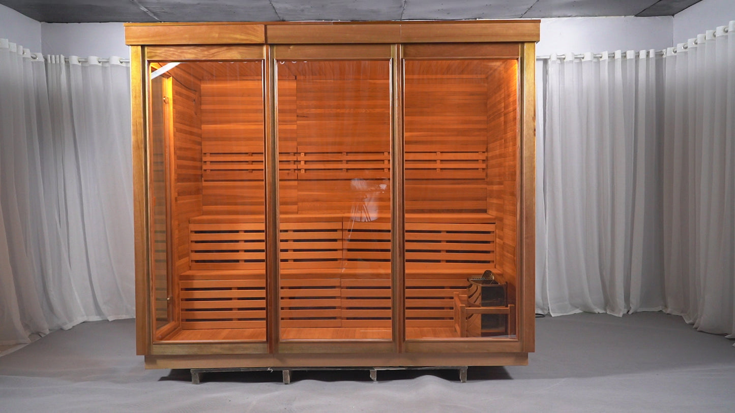 
                  
                    Load and play video in Gallery viewer, Heal Modern Box Outdoor Sauna - Square 1
                  
                